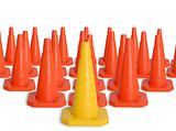 Army of traffic cones