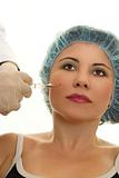 Collagen or anti wrinkle Injection