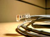 Internet cable closup