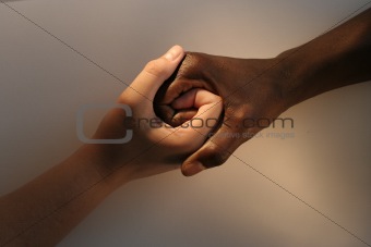 Africans Holding Hands