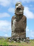 The Moai of Ahu Vai Ohao, Easter Island.