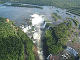 Aerial view of Iguazu falls, Argentina
