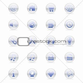 Web & Internet Icon Set (Vector)
