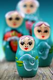 Blue Russian Dolls