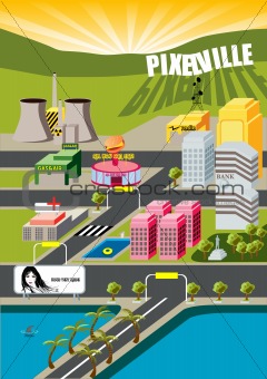  Pixelville City!
