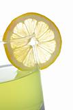 Lemon juice with a slice