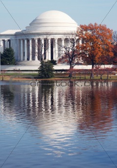 Jefferson Monument Reflection