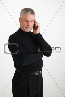 Executive talking on Cell phone