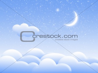 Clouds in the night