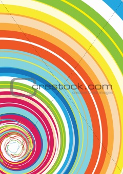 Colorful Rainbow Spiral