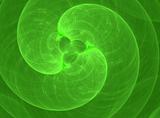 Abstract green spiral background