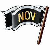 November Month on Flag