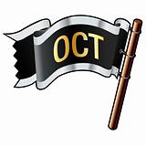 October Month on Flag