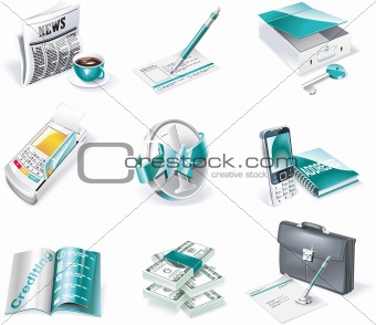 Vector banking icon set. Part 2