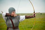 bows woman / medieval armor