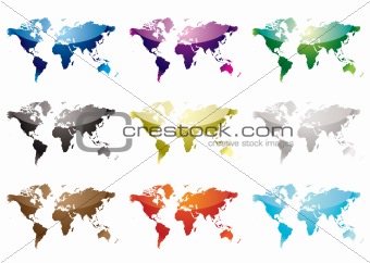 world map nine