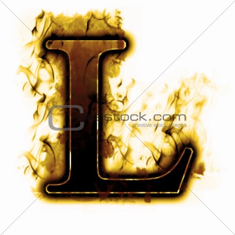 Hot burning Letter