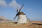 Windmill near La Oliva in Fuerteventura Spain
