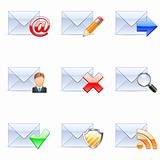 E-mail icons.