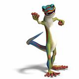 funny toon gecko