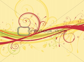 floral abstract background