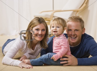 Young Family Smiling