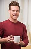 Man with Coffee Cup