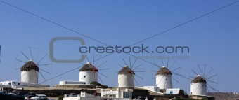 Mykonos Windmills Row