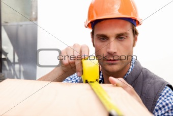 Construction Worker on the job