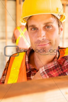 Close up of Construction Worker