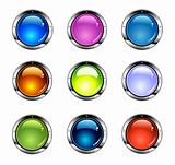 Shiny Colorful Buttons