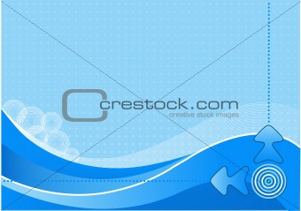 Abstract blue  background