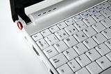 Computer laptop keywboard closeup macro 