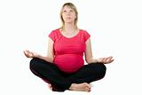meditation pregnant woman
