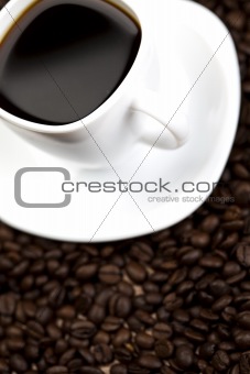 Cup with coffee