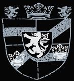 heraldic royal emblem shield
