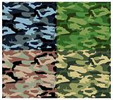 Different Types Vector Camouflage