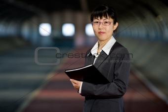 Young asian business woman