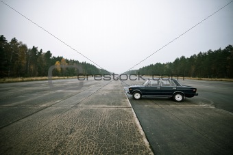 lonely old car