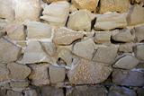 Aged stone walls, masonry in Spain 
