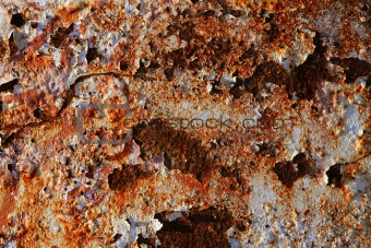 Rusty steel texture, rusted metal surfaces