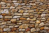 Masonry in Spain, old stone walls