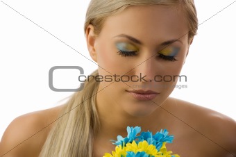 yellow and blue beauty