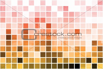 Orange Cubic Professional Abstract Background