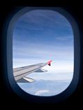Airplane window
