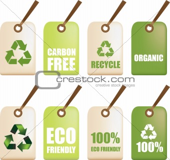 eco recycle labels