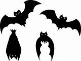 Set of Halloween Bats