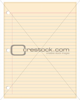 Vintage Blank note paper
