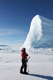 Moutaineer on Antarctica