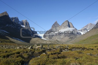 Mountains in Dronning Marie Dal, Greenland